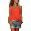 Damen knopf-top - ärmelloses shirt für de summer