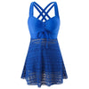 2-teiliges tankini-outfit - stilvolles damenbademode-ensemble