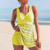 2-teiliges tankini-outfit - stilvolles damenbademode-ensemble