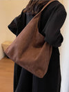 Wild schultertasche für damen – weiche und geräumige hobo-tasche