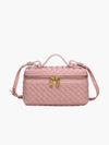 Gequilte crossbody tasche damen – elegant mit goldenen details, vielseitig