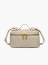 Gequilte crossbody tasche damen – elegant mit goldenen details, vielseitig