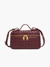Gequilte crossbody tasche damen – elegant mit goldenen details, vielseitig