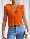 Ärmellose bluse - stilvolle damenoberteil mit plissierten details