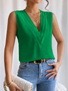 Ärmellose bluse - stilvolle damenoberteil mit plissierten details