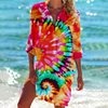 Strand-inspiriertes überkleid - leichte damen strandmode