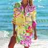 Strand-inspiriertes überkleid - leichte damen strandmode