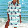 Strand-inspiriertes überkleid - leichte damen strandmode