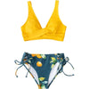 2-teiliges bikini-set - ladies wickeloberteil und gemusterte unterteile