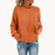 Strickpullover - eleganter rollkragen-pullover für frauen