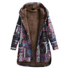 D'fraue ihr winterjacke mit mustern - chichi, warme kapuzenjacke