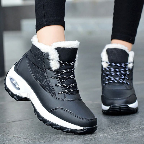 Damen winterstiefel - wasserdichte orthopädische knöchelstiefel
