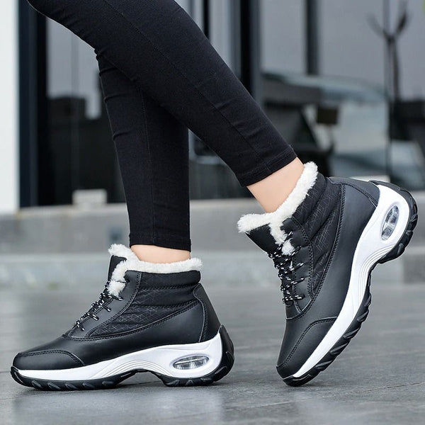 Damen winterstiefel - wasserdichte orthopädische knöchelstiefel