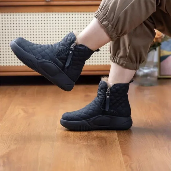 Winterstiefel - gemütliche, gesteppte knöchel-stiefel für damen