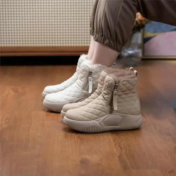 Winterstiefel - gemütliche, gesteppte knöchel-stiefel für damen