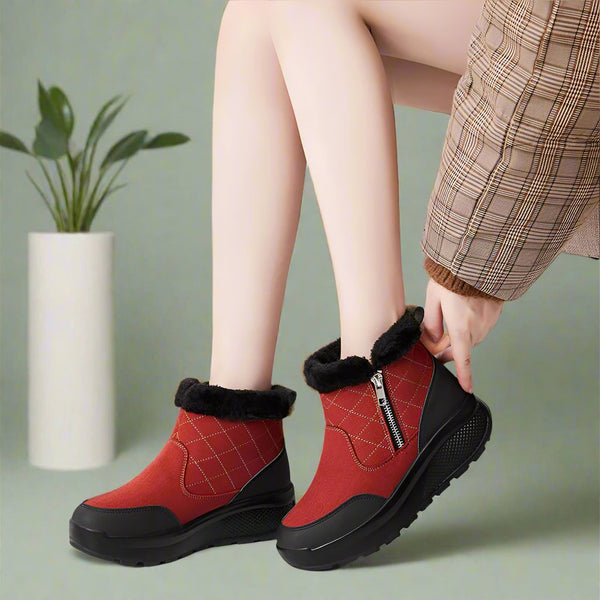 Wasserdichte orthopädische winterstiefel - stylisches damen schuhwerk