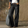 Weite jeans – stylische hochtaillierte damen denim-hosen