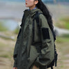 Wasserfeste oversized jacke – stylishe damenoberbekleidung für jede gelegenheit
