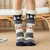 Warme socken – entspannende damensocken mit plüschigem bund