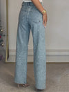 Dä frauen bootcut & flared jeans mit schicke funkelndi weite beinig - stilvolli freizeit-hosen für unterschiedlichi anlässe