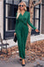 Dame's lässiges wickelkleid - elegante langarmmode für besondere anlässe