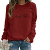 Frauen sweatshirt mit inspirierendem spruch - lässiger langarmpulli für den alltag