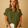 Dä leichte t-shirt mit kurzen ärmeln – lässigi bluse für de sommer