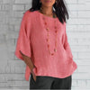D'fraue leinenshirt – vielseitige bluse für lässige styles, leicht und gemütlich