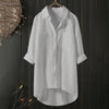Langärmlige bluse im relaxed fit in grün – vielseitige bluse für elegante alltaglooks