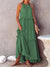 Frauen maxi kleid mit elegantem rüschendesign – luftig und lässig für den sommer