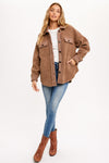 D'mädels outdoor jacke oversized fleece top - weichi, warmi schicht für lässigi anlässe