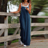 Dä oversized overall für frauen - stylische baumwoll-leinen kombination für lässige outfits