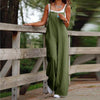Dä oversized overall für frauen - stylische baumwoll-leinen kombination für lässige outfits