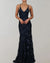 Dame's partykleid - schickes schwarzes pailletten-maxi- abendkleid für besondere anlässe - elegant & stylish