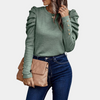 D'mädels puffärmli bluse - elegante, legere bluse us weichä stoff für tag und abig