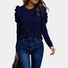 D'mädels puffärmli bluse - elegante, legere bluse us weichä stoff für tag und abig