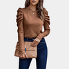 D'mädels puffärmli bluse - elegante, legere bluse us weichä stoff für tag und abig