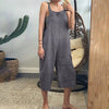 Damen entspannte dungaree overalls - lässiger ärmelloser jumpsuit für den alltag