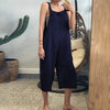 Damen entspannte dungaree overalls - lässiger ärmelloser jumpsuit für den alltag