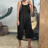 Damen entspannte dungaree overalls - lässiger ärmelloser jumpsuit für den alltag