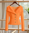 D women's ripp-strick cardigan mit knöpfen – gemütlich fürs büro & freizeit – stilvolles strickoberteil für vielseitige looks
