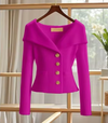 D women's ripp-strick cardigan mit knöpfen – gemütlich fürs büro & freizeit – stilvolles strickoberteil für vielseitige looks