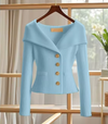 D women's ripp-strick cardigan mit knöpfen – gemütlich fürs büro & freizeit – stilvolles strickoberteil für vielseitige looks