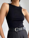Dä damen ripp-crop-top – lässiger style für jede gelegenheit