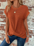 D'wierter waffle-näh-t-shirt – leichte, lässige bluse für jeden tag