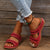 Wedgesandal mit fussbett - luftige sommer-schuhe für den alltag