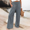 D'weite hose i gemütlicher leinen-style für lässigi strandlooks - leicht & atmungsaktiv für dä summer