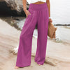 D'weite hose i gemütlicher leinen-style für lässigi strandlooks - leicht & atmungsaktiv für dä summer