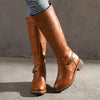 Klassische Kunstlederstiefel für Frauen – elegante Reitfootwear