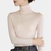 Dame hochgeschnittener top - schickes turtleneck teil